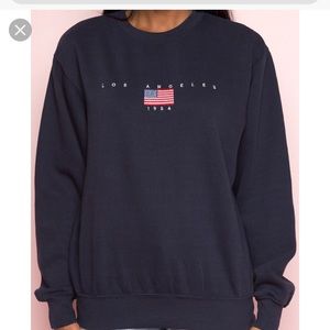 Brandy Melville LA sweatshirt.